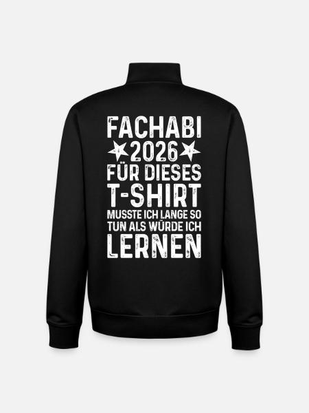Fachabi 2026 - Unisex Organic Zip Sweatshirt by Stanley/Stella - black