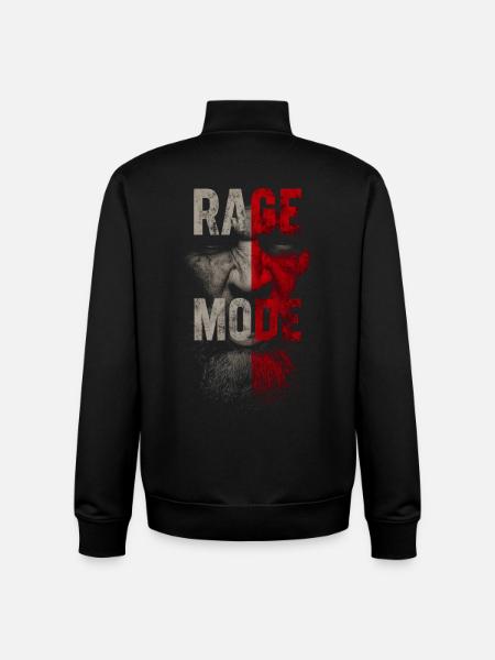 Rage Mode - Unisex Organic Zip Sweatshirt by Stanley/Stella - black