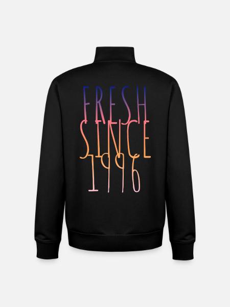 Vintage 1996 - Unisex Organic Zip Sweatshirt by Stanley/Stella - black