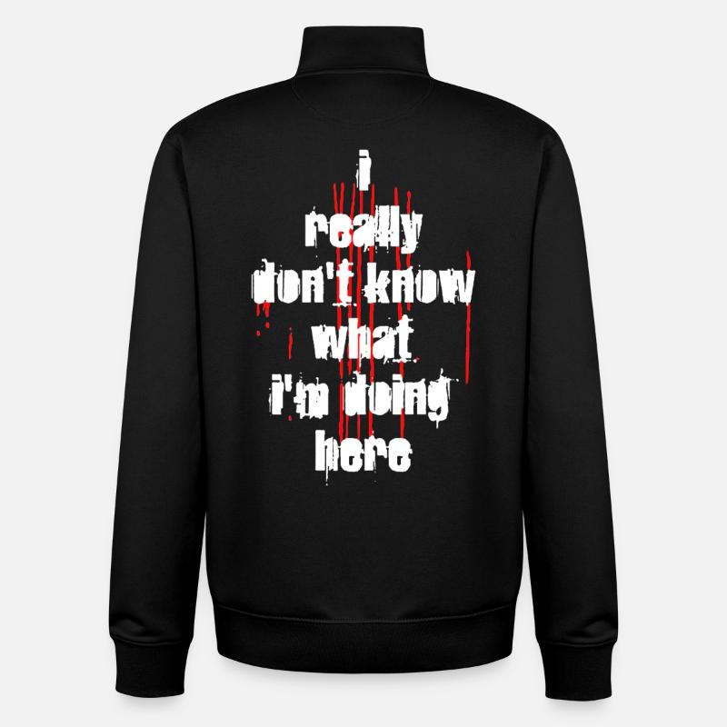 IRDKWIDH OOTW - Unisex Organic Zip Sweatshirt von Stanley/Stella - Schwarz