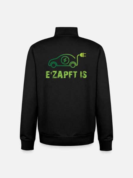 Elektrisches Auto Design - Unisex Organic Zip Sweatshirt von Stanley/Stella - Schwarz