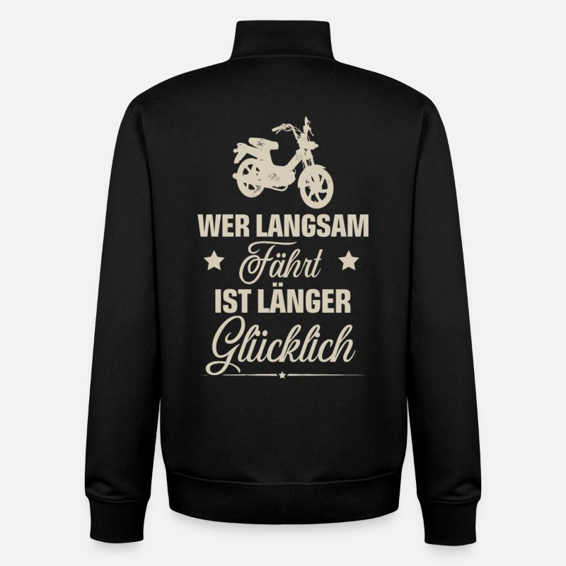Mofa - Unisex Organic Zip Sweatshirt von Stanley/Stella - Schwarz