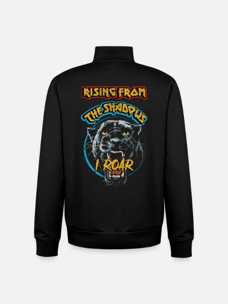 Rising From the Shadows - Unisex Organic Zip Sweatshirt by Stanley/Stella - black