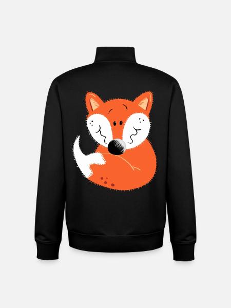 Kleiner Fuchs - Unisex Organic Zip Sweatshirt von Stanley/Stella - Schwarz