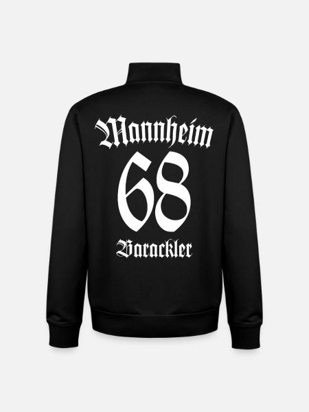 Mannheim 68 Barackler - Unisex Organic Zip Sweatshirt von Stanley/Stella - Schwarz