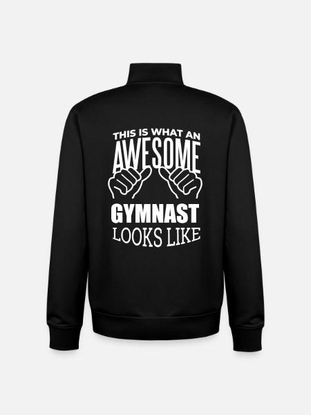 Gymnastics Gymnastics Gymnastics - Unisex Organic Zip Sweatshirt by Stanley/Stella - black