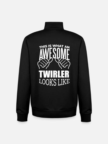 Drehen, drehen, drehen, drehen - Unisex Organic Zip Sweatshirt von Stanley/Stella - Schwarz
