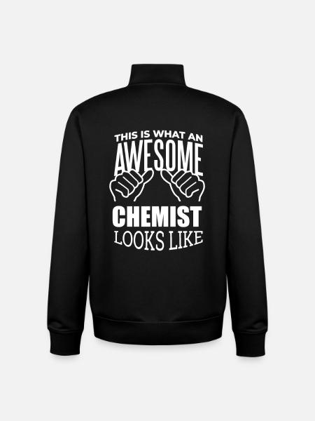 Chemist Chemist Chemist - Unisex Organic Zip Sweatshirt by Stanley/Stella - black