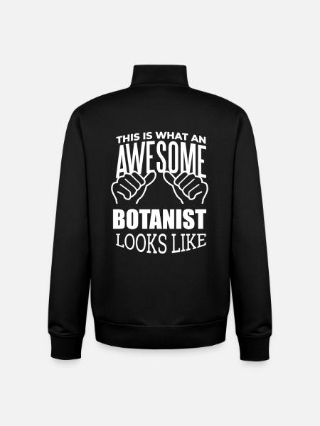Botany Botany Botany - Unisex Organic Zip Sweatshirt by Stanley/Stella - black