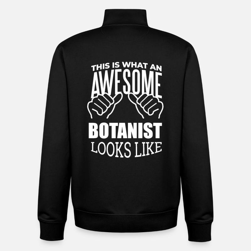 Botany - Unisex Organic Zip Sweatshirt by Stanley/Stella - black