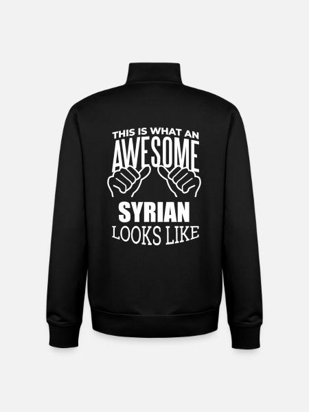 Syrien - Unisex Organic Zip Sweatshirt von Stanley/Stella - Schwarz