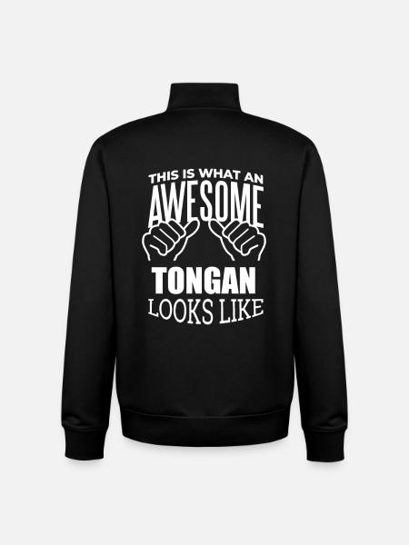 Tonga - Sweat zippé unisexe en coton bio Stanley/Stella - noir