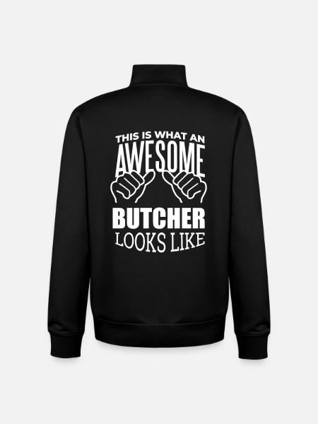 Boucher Boucher Boucher - Sweat zippé unisexe en coton bio Stanley/Stella - noir
