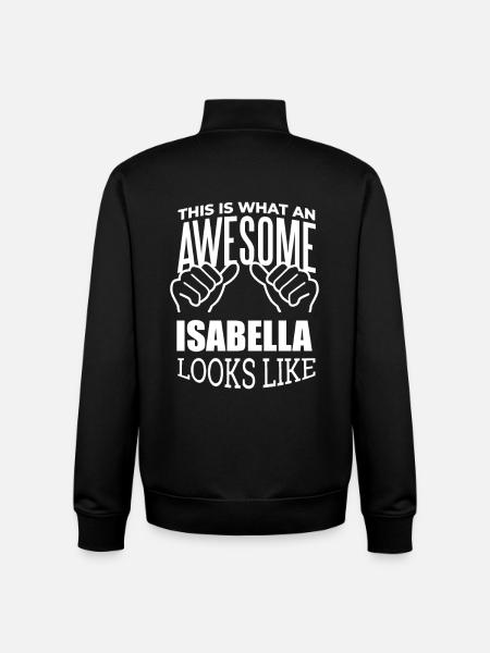 Isabella - Unisex Organic Zip Sweatshirt by Stanley/Stella - black