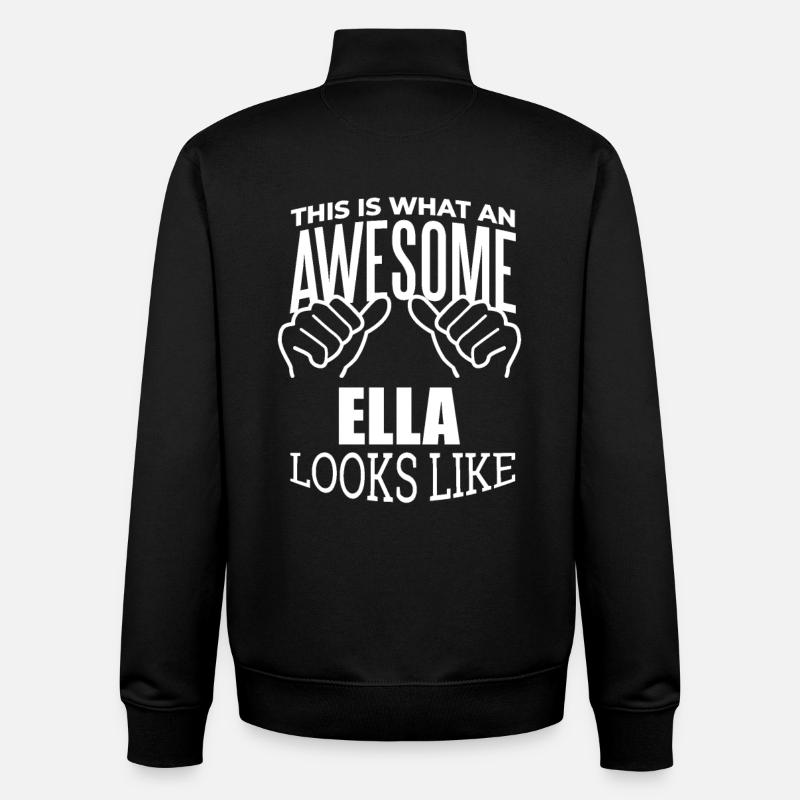Ella - Unisex Organic Zip Sweatshirt von Stanley/Stella - Schwarz