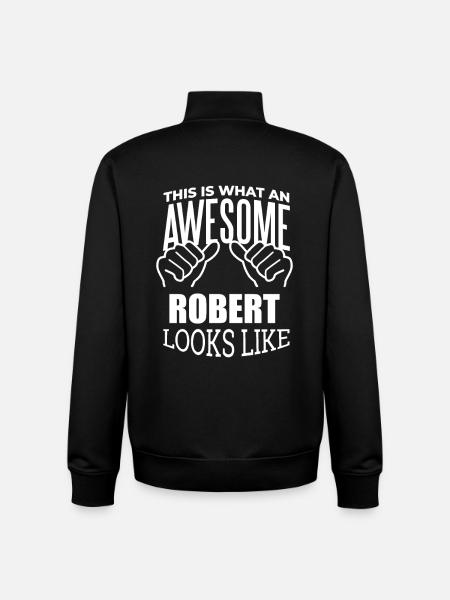 Robert - Unisex Organic Zip Sweatshirt von Stanley/Stella - Schwarz