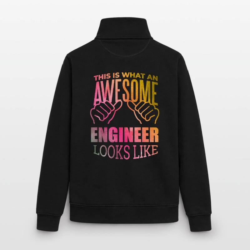 Engineering Unisex Organic Zip Sweatshirt by Stanley/Stella