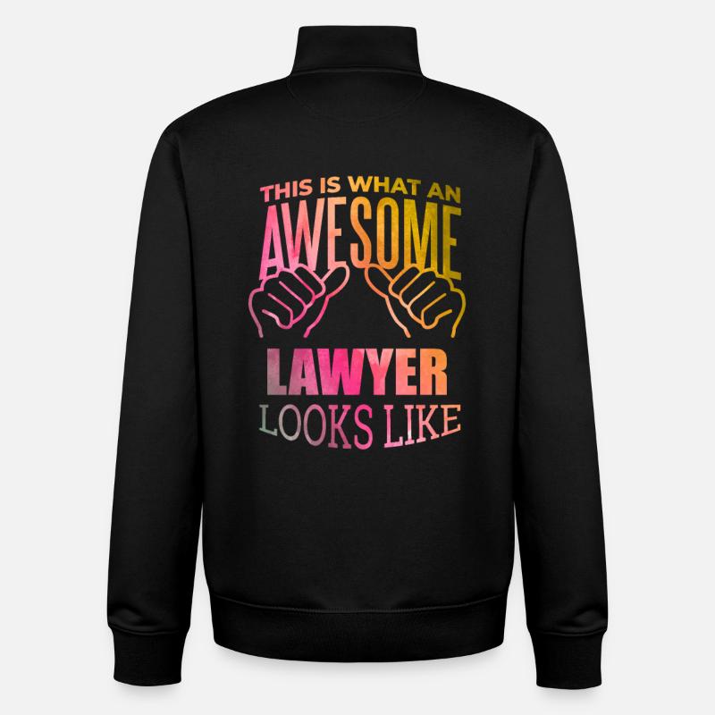 Gesetz - Unisex Organic Zip Sweatshirt von Stanley/Stella - Schwarz