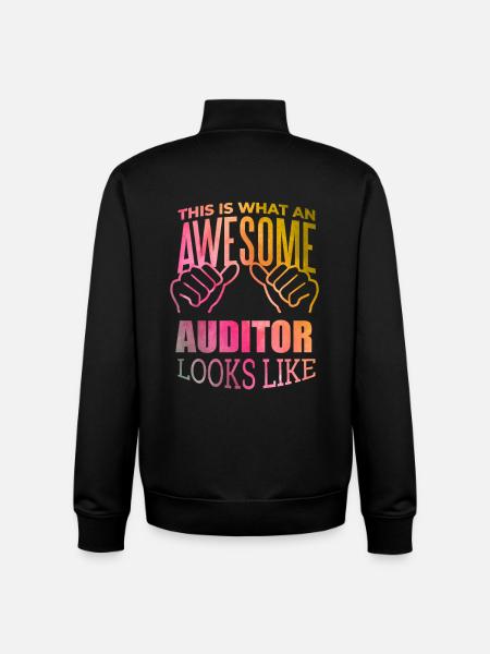 Prüfer Prüfer Prüfer Prüfer - Unisex Organic Zip Sweatshirt von Stanley/Stella - Schwarz