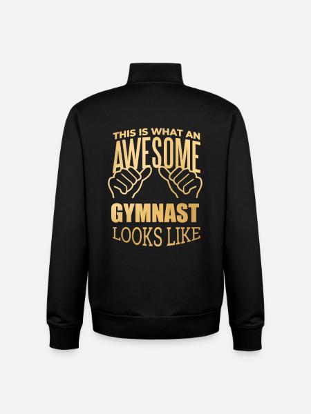 gymnaste - Sweat zippé unisexe en coton bio Stanley/Stella - noir