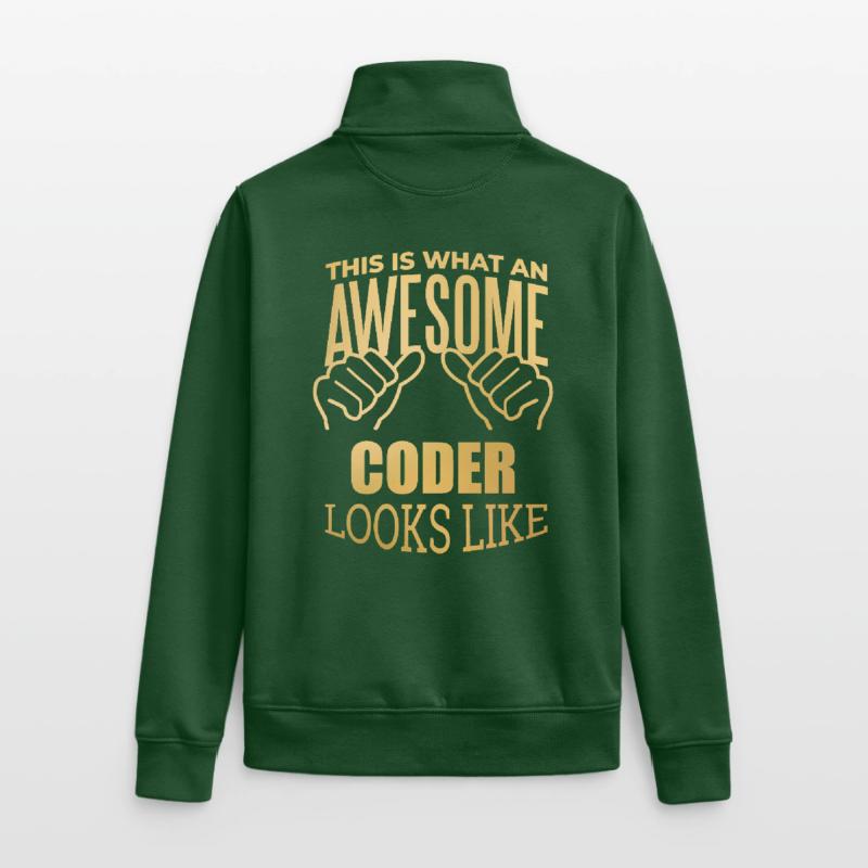 Coding Unisex Organic Zip Sweatshirt by Stanley/Stella