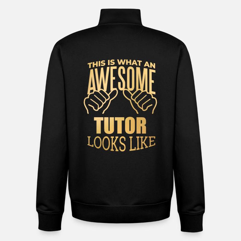 Tutor - Unisex Organic Zip Sweatshirt by Stanley/Stella - black