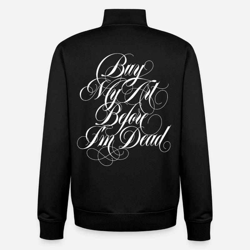 Acheter mon art - Sweat zippé unisexe en coton bio Stanley/Stella - noir