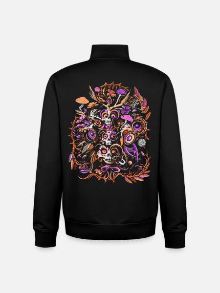Karnevalsgeist - Unisex Organic Zip Sweatshirt von Stanley/Stella - Schwarz