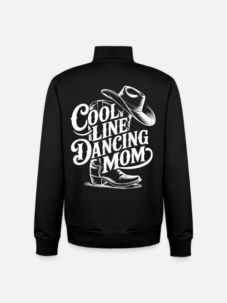 Line Dancing Mom Western Tee - Unisex Organic Zip Sweatshirt by Stanley/Stella - black