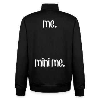 Me & M Me - Unisex Organic Zip Sweatshirt by Stanley/Stella - black - Back - AI Model Male 185 light (185cm)