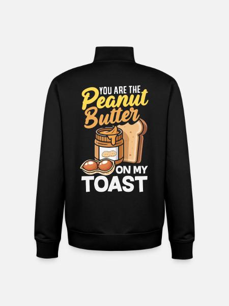 Peanut Butter & Jam Partner Look Design - Unisex Organic Zip Sweatshirt by Stanley/Stella - black