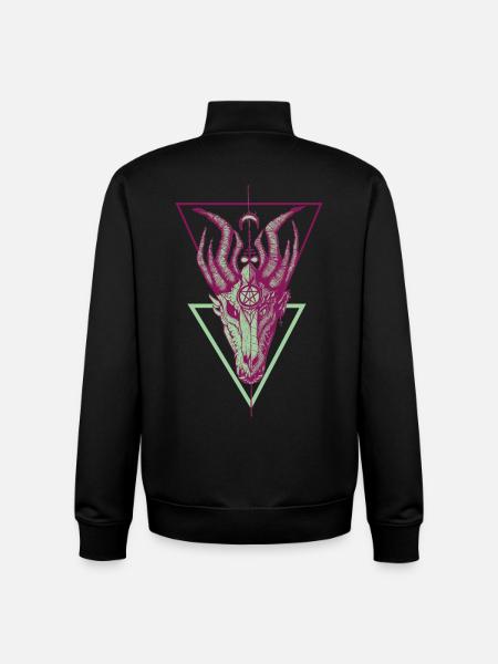 Death and Life - Unisex Organic Zip Sweatshirt by Stanley/Stella - black