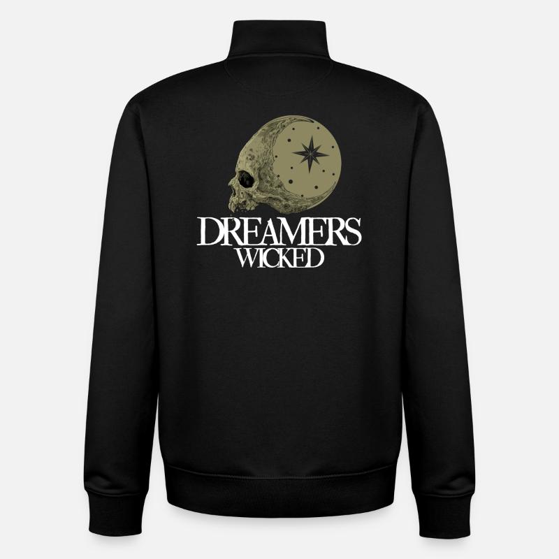 Attrape-Rêves de Mondskull - Sweat zippé unisexe en coton bio Stanley/Stella - noir