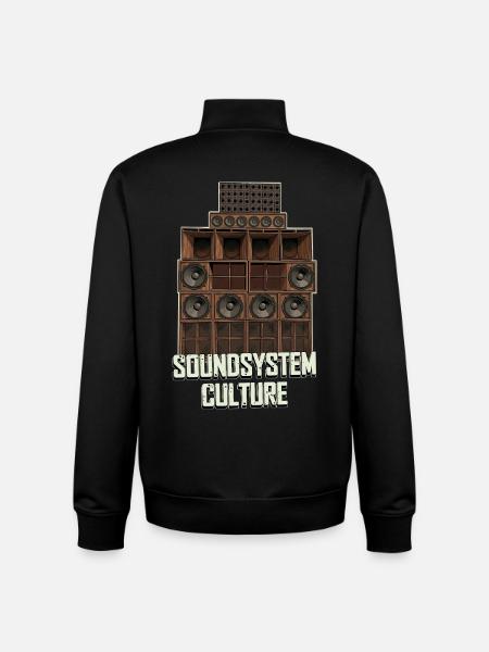 Soundsystem Culture - Unisex Organic Zip Sweatshirt by Stanley/Stella - black