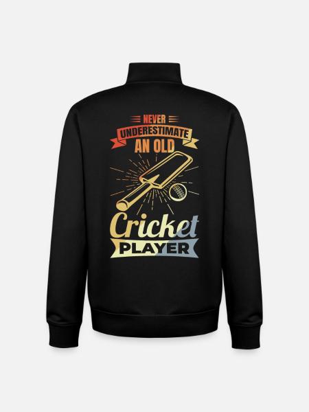 Kricket Großvater - Unisex Organic Zip Sweatshirt von Stanley/Stella - Schwarz
