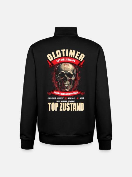 Oldtimer - Special Edition - Unisex Organic Zip Sweatshirt by Stanley/Stella - black