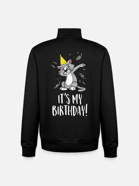 C'est mon anniversaire - Anniversaire et fête - Sweat zippé unisexe en coton bio Stanley/Stella - noir