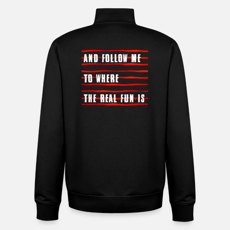 -D- - Unisex Organic Zip Sweatshirt von Stanley/Stella - Schwarz