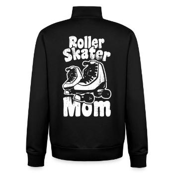 Roller Skater Mutter - Unisex Organic Zip Sweatshirt von Stanley/Stella - Schwarz - Hinten - AI Model Male 185 light (185cm)