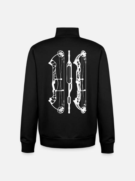 HoytConceptX_PlansW - Unisex Organic Zip Sweatshirt by Stanley/Stella - black