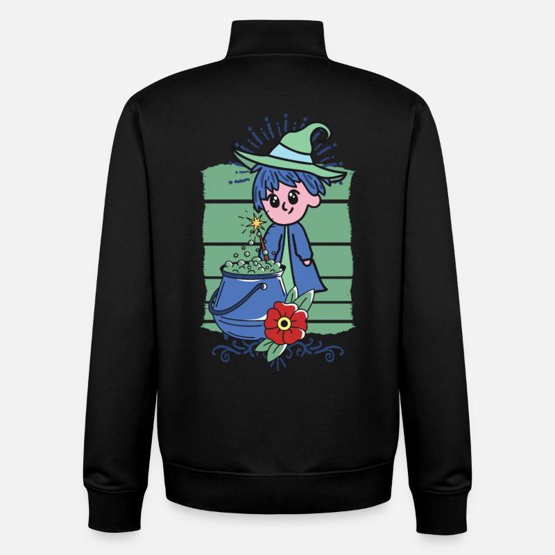 Sorcerer's Apprentice - Unisex Organic Zip Sweatshirt by Stanley/Stella - black