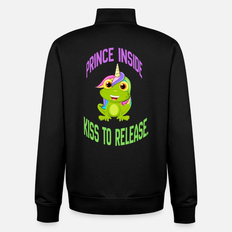 Prince Inside – Kiss to Release - Unisex Organic Zip Sweatshirt von Stanley/Stella - Schwarz