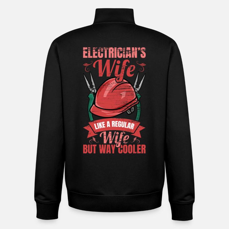 Electronics technician - Unisex Organic Zip Sweatshirt by Stanley/Stella - black