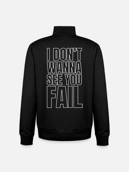 Empowerment pur! Echter Support! - Unisex Organic Zip Sweatshirt von Stanley/Stella - Schwarz