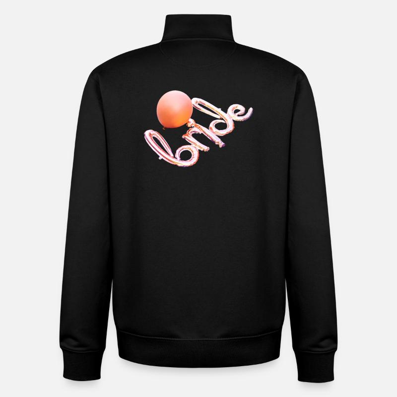 Bride  - Sweat zippé unisexe en coton bio Stanley/Stella - noir