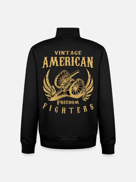 Combattants de la liberté - Sweat zippé unisexe en coton bio Stanley/Stella - noir