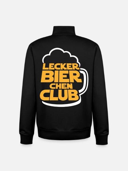 Lecker Bierchen Club Future Edition - Unisex Organic Zip Sweatshirt von Stanley/Stella - Schwarz