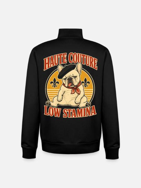 Haute Couture Low Stamina - Unisex Organic Zip Sweatshirt by Stanley/Stella - black
