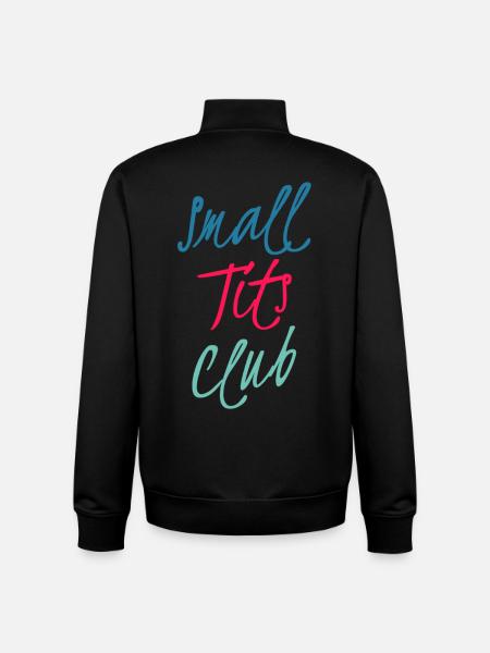 Dreifarbig Neon Script Club - Unisex Organic Zip Sweatshirt von Stanley/Stella - Schwarz