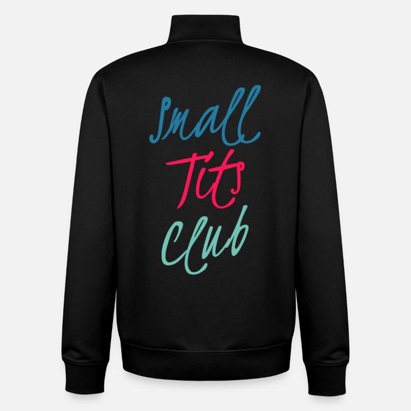 Dreifarbig Neon Script Club - Unisex Organic Zip Sweatshirt von Stanley/Stella - Schwarz